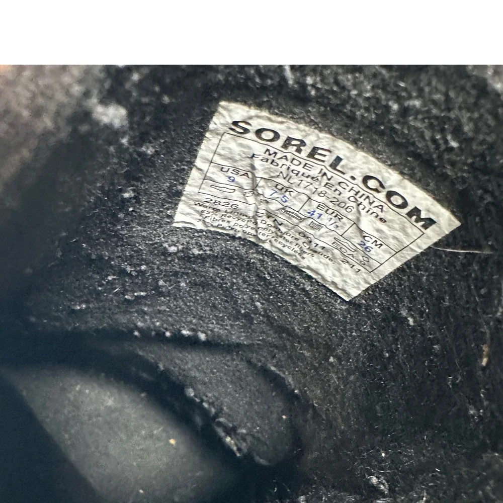 Sorel 1964 Waterproof Leather Winter Snow Boots 9 Brown Duck Boot winter‎ rain